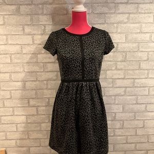 LOFT Petite Leopard Print Dress